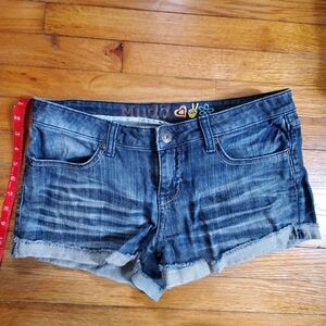 Mudd Women's Blue Denim Shorts